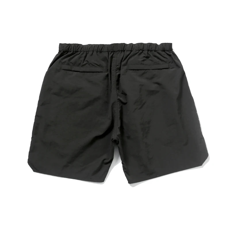 Quick Dry NBHD V-shape Shorts Zipper Pockets Shortpants Japan Men Women Thin Fabric Loose Drawstring Short Pants Breeches