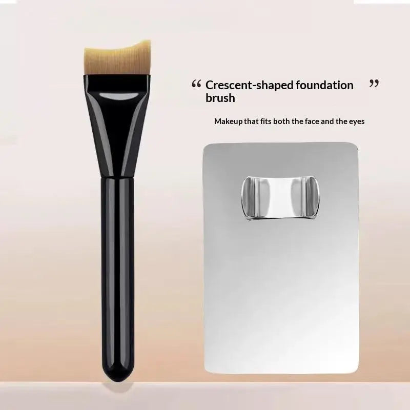 Makeup Foundation Brush Mixing Palette Stainless Steel Foundation Lipstick Eye Shadow Mixer Palette With Spatula MakeUp Set