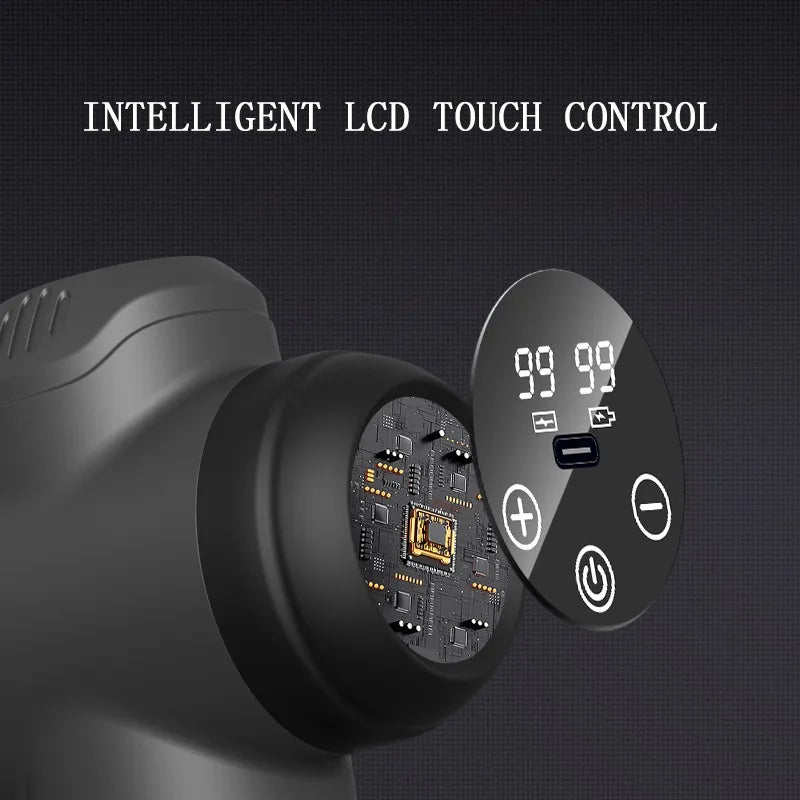 99 Level Massage Gun Fascia Deep Muscle Relax Body Neck Massager Electric Fitness Equipment Noise Reduction Male Female