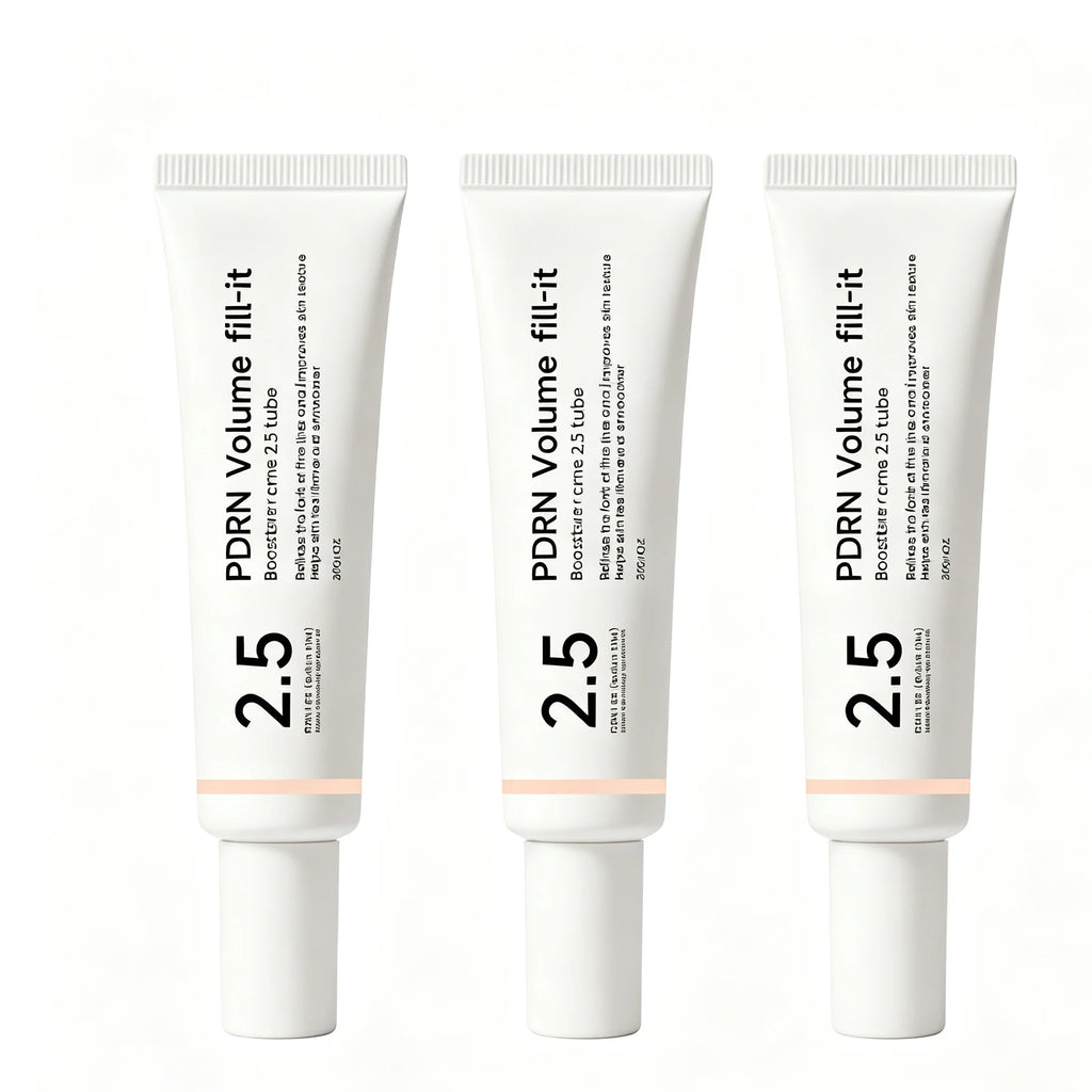 95% Sodium DNA PDRN Volume Fill-it Booster Neck&Facial Cream Adenosine Fine Lines Refining Cream Anti Aging Facial Moisturizer Skin Texture Smoothing Elasticity Restoring Barrier Repair Deep Hydrating Korean Skincare Tube 30g