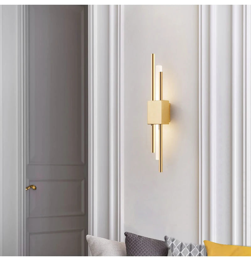 Modern Led Wall Lamp Indoor Lighting Nordic Decoration Wall Lights Living Room Corridor Bedroom Bedside Sconces Bathroom Mirror