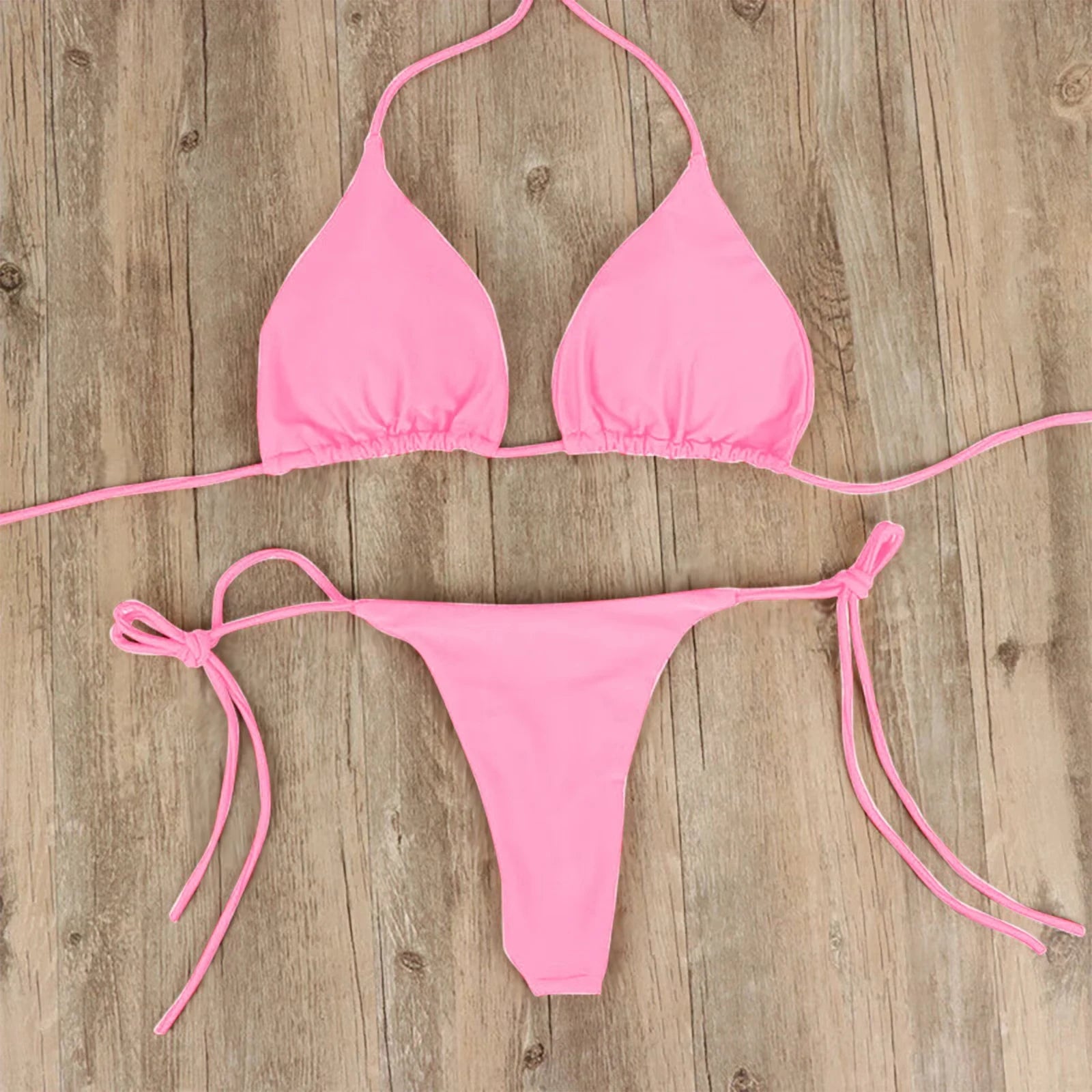 Sexy Bikinis Set Summer Brazilian Swimsuit Women Bra Thong Two Pieces Swimwear Beachwear Bathing Suit Beachwear Swimsuit Women