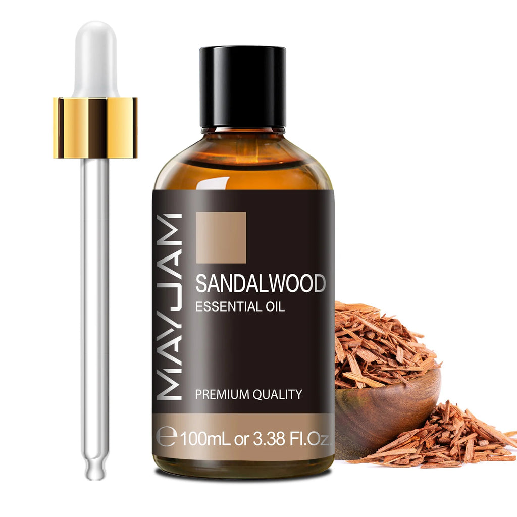 100ML Pure Plant Essential Oil Mint Bergamot Patchouli Citronella Lemongrass Chamomile Cedarwood For Reed Diffuser Humidifier