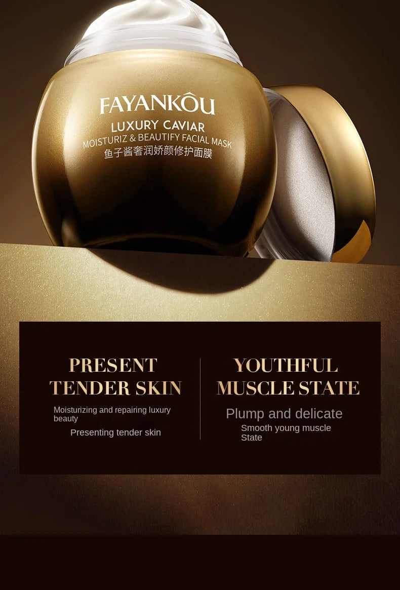 Caviar Wrinkle Anti-Aging Fade Fine Lines Face Whitening Bright Skin Beauty Health Care Retinol Lifting Firming Cream New