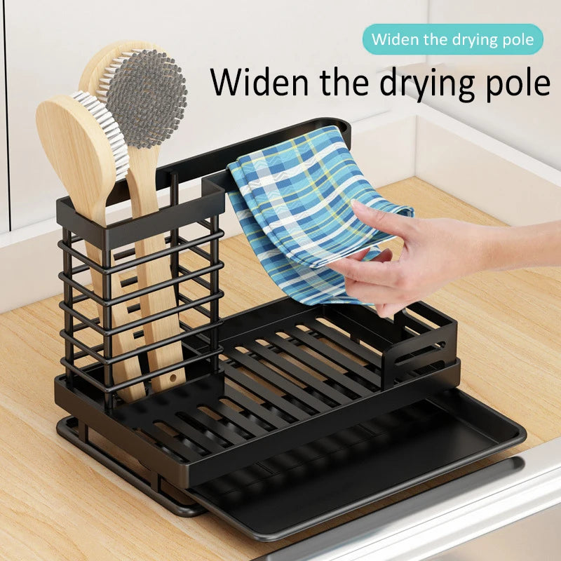 Kitchen Sink Stand Sponge Holder Dish Drainer Organizers Storage Accessories Shelf Storage Organizer Dish Drying Rack Gadgets