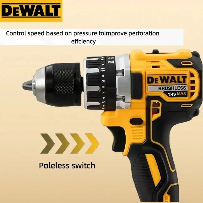 Dewalt DCD796 Cordless Impact Electric Drill Brushless Multifunctional  Screwdriver Rechargeable Power Tools For 18V Battery