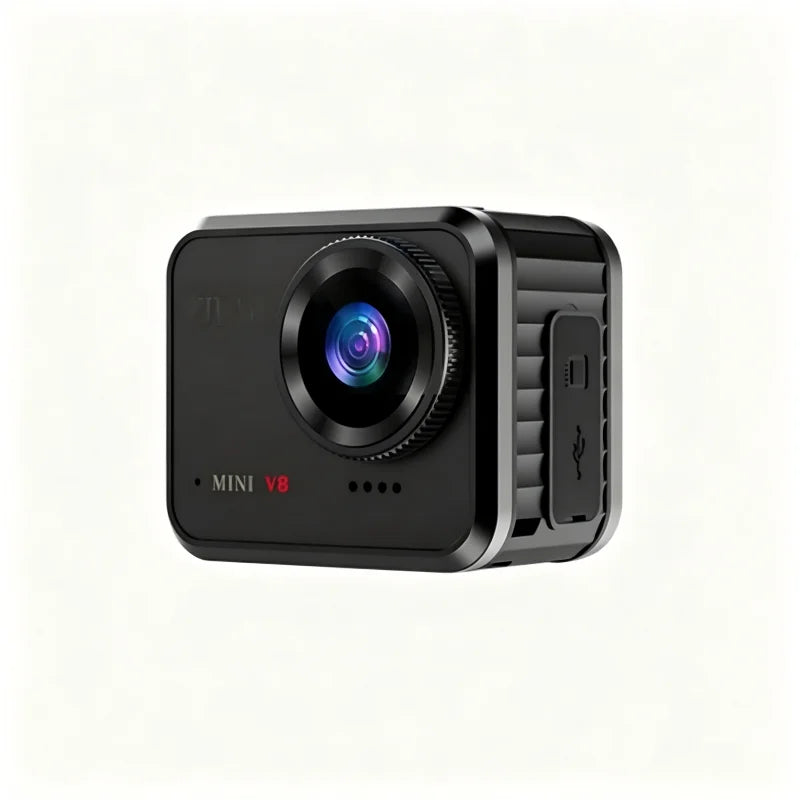 Mini HD Action Camera1.54-inch Screen Ultra-Long Battery Life Portable for Motorcycle Bicycle Off-Road & Outdoor Audio Recording