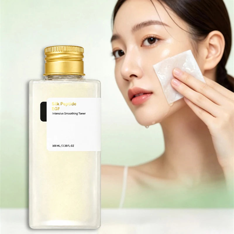 Silk Peptide & EGF Softening Toner Deeply Moisturizes Refreshing Texture Improves Rough Skin Softens Dull Liquid Korea Skincare