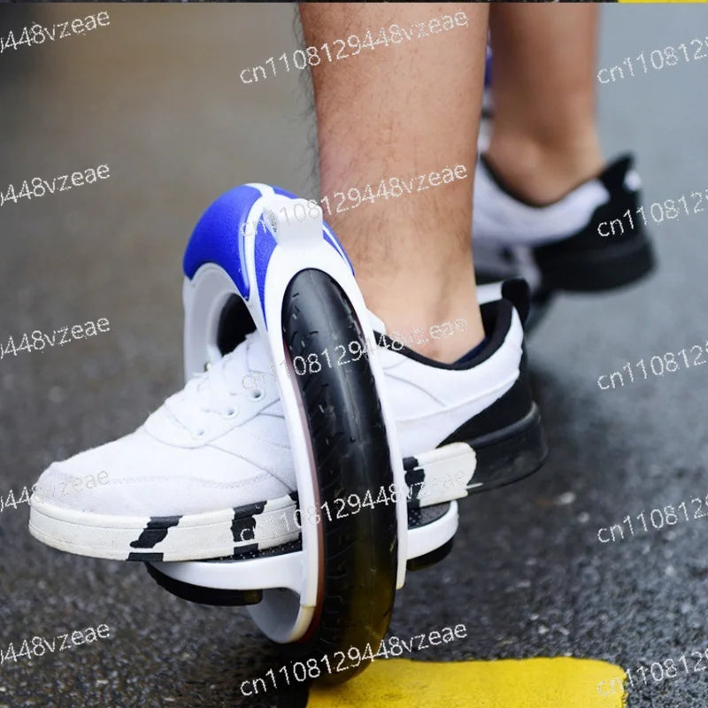 Freestyle Scooter Mobility Scooter Silent Split Roller Skate Portable Double-row single-wheel Drift Board Adult