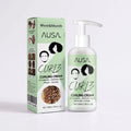 Curling Cream Curl Defining Styling Lotion Moisturizes Repairs Dry Hair Tames Frizzy Waves Daily Portable Curly Hair Styling 50m