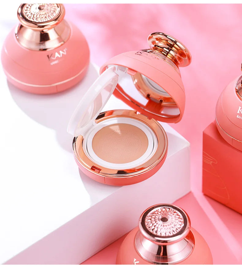 KAN Mushroom Head Air Cushion CC Cream, conceal and brighten, long-lasting beauty, hide pores and imperfections
