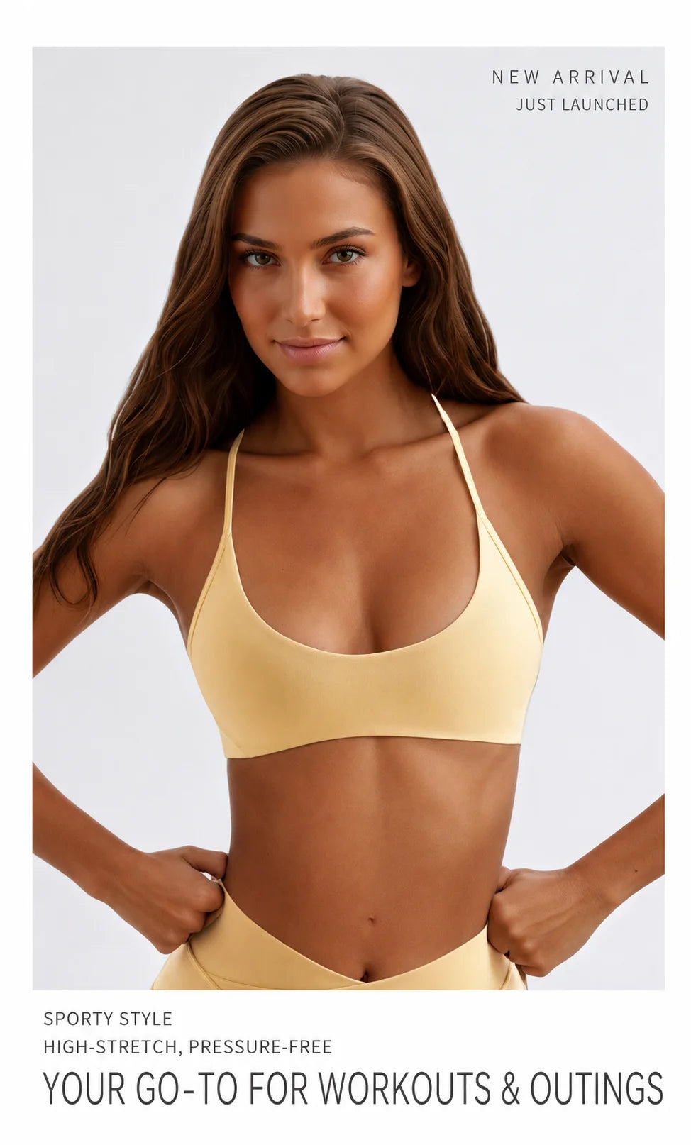 Women's Halter Padded Sports Bra Y Back Workout Crop Top for Yoga Running Cycling Gym Fitness