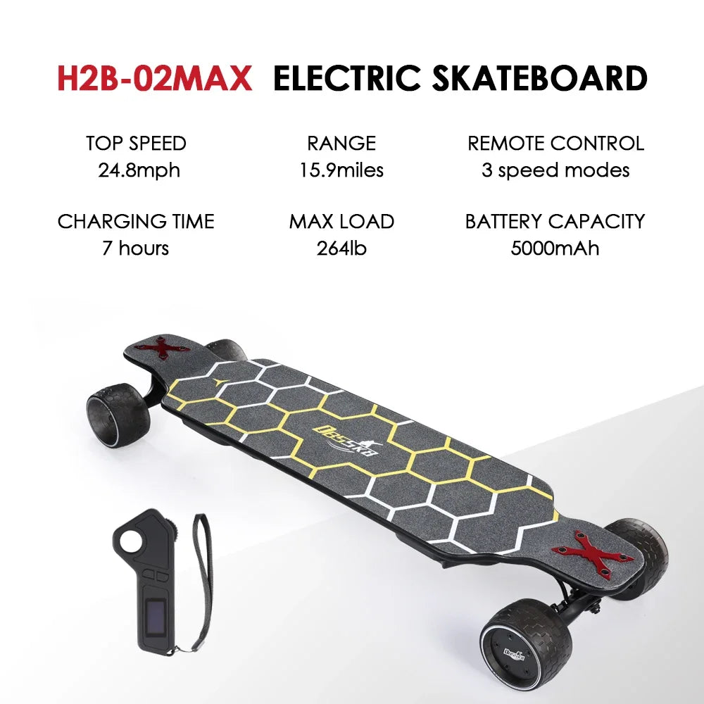 Christmas Best Gift Chinese Skateboard Girl 5000mAh 10S2P Electric Skate Board with Remote Controller Skateboard Electric