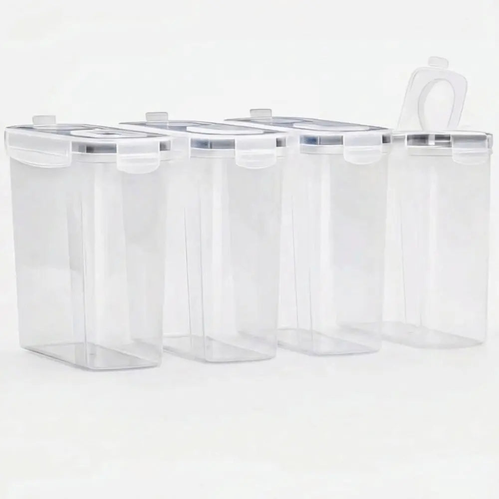 4Pcs Airtight 3D Printing Filament Container Dustproof Clear 3D Printing Filament Storage Box Moisture Proof Filament Dry Box