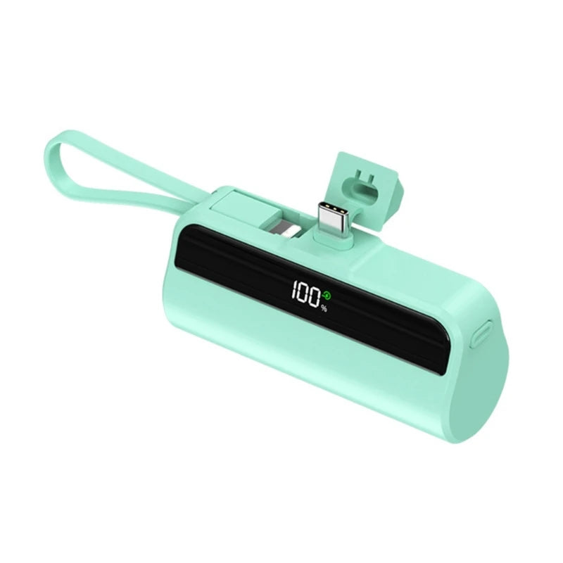 Portable TypeC Power Bank Case Quick 22.5W Charging Power Bank Shell 1 Slot 18650 Battery Power Bank Case(Not Include Battery)