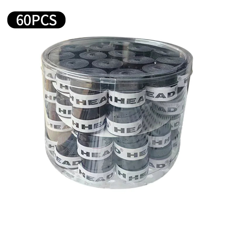 60PCS Overgrips Premium Sticky Grip Professional For Tennis Badminton Racket High Performance Sweat Absorbent Long Lasting