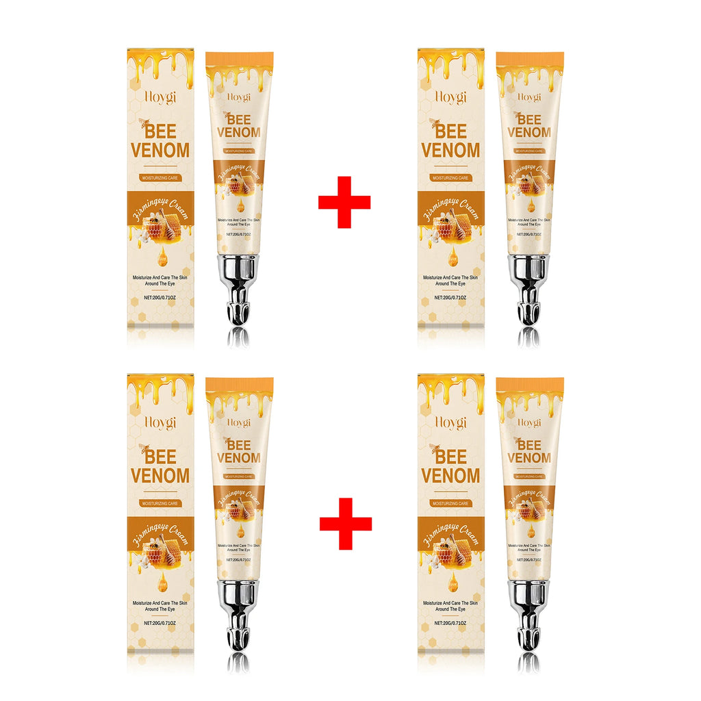 Bee Venom Firming Eye Cream Smoothing Fine Lines Hydrating Fade Under-Eye Dark Spots, Reduce Puffiness Eye Care Moisturizer