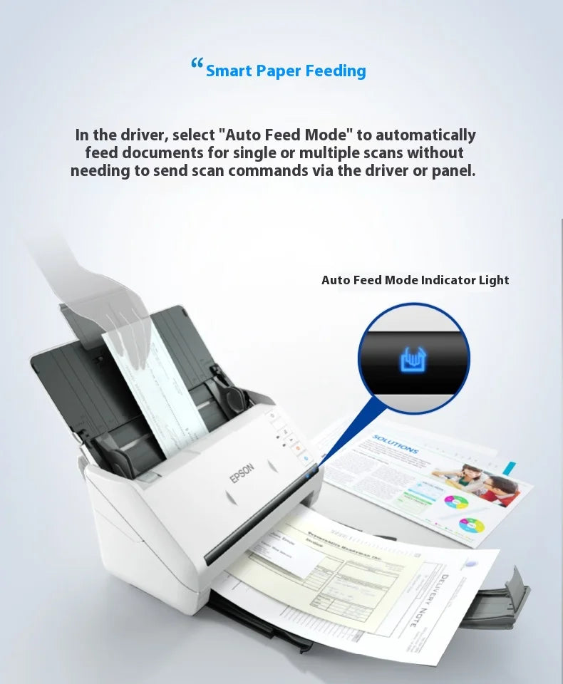Suitable for DS-535II High Speed A3 Scanner Feed Color Document Contract Continuous Automatic USB Connection Cleaning Reminder