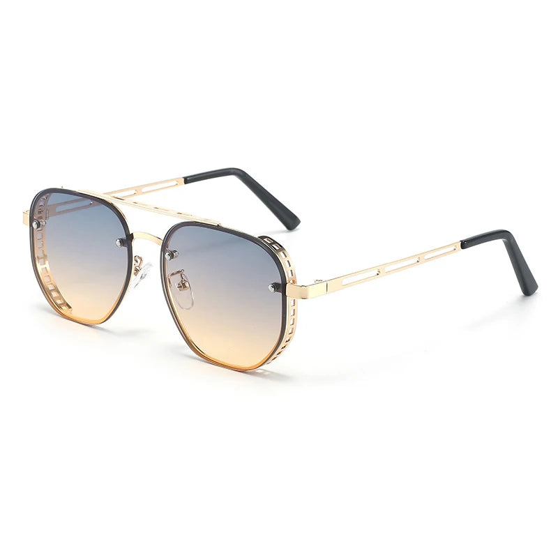 Fashionable New Style Sunglasses Trendy Outdoor Sun Protection Travel Glasses High-end Sun-shading Glasses8820