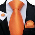 8cm Men's Polyester Ties Pocket Square Cufflinks Green Gold Paisley Wedding Party Accessories Necktie Gift