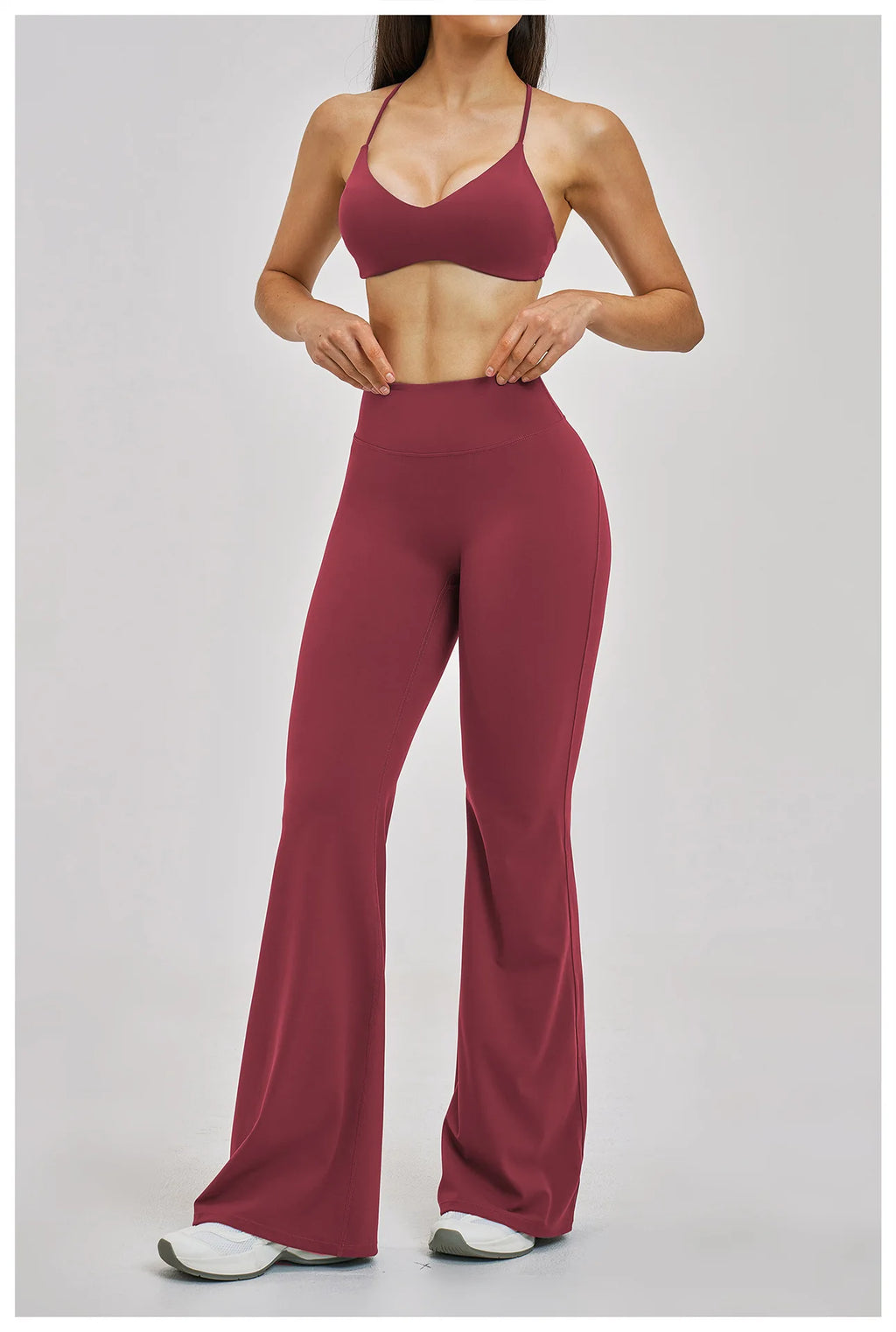 Yoga Set 2PCS Women's Clothes Sports Outfits Fitness Tracksuit Gym Shockproof Workout Clothing Female Fitness Suit Athletic Wear