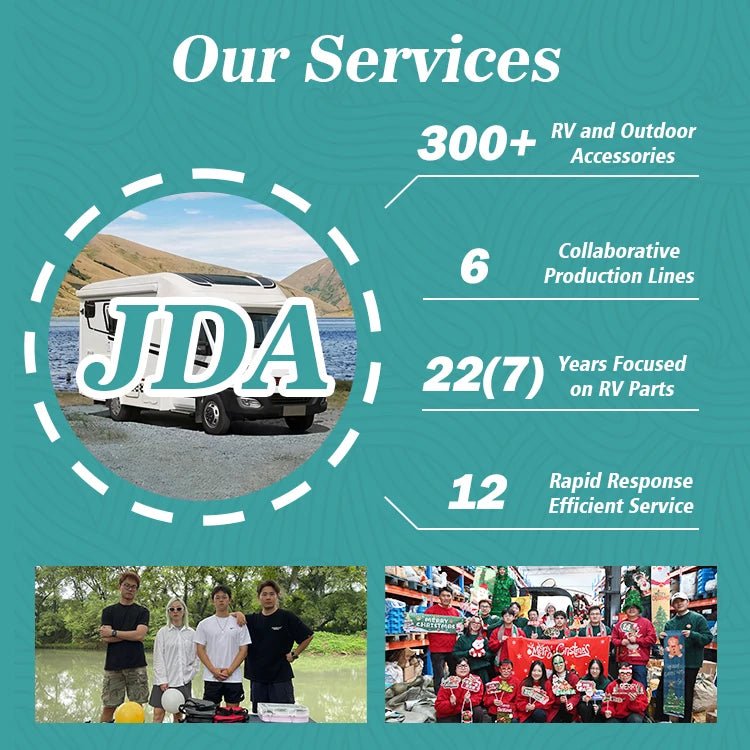 JDA RV Sink with Dual-Burner Gas Stove Combo Built-in Camper Van, Caravan & Motorhome Kitchen Unit 304 Stainless Steel CE