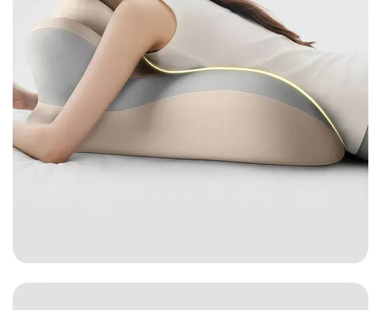 Multifunctional Memory Foam Pillow for Prone Rest, Couple Positioning Support Cushion, Bedroom Buttock Lift Pillow