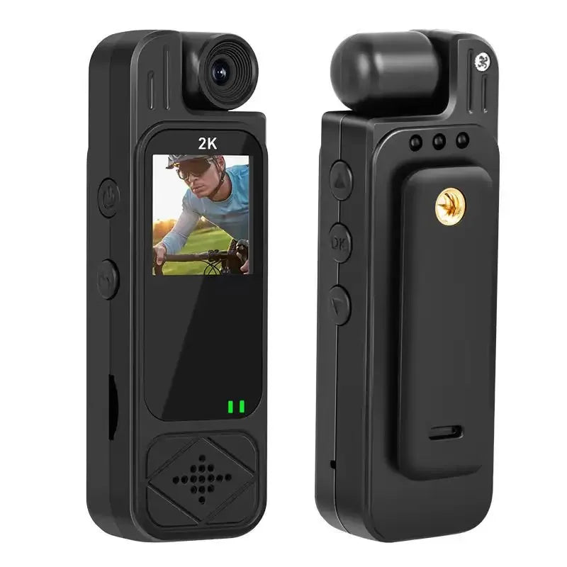HD 4K Body Camera Mini Body Cam Audio and Video Recording 128GB Wearble Portable Camera Work Guard Travel Vlog