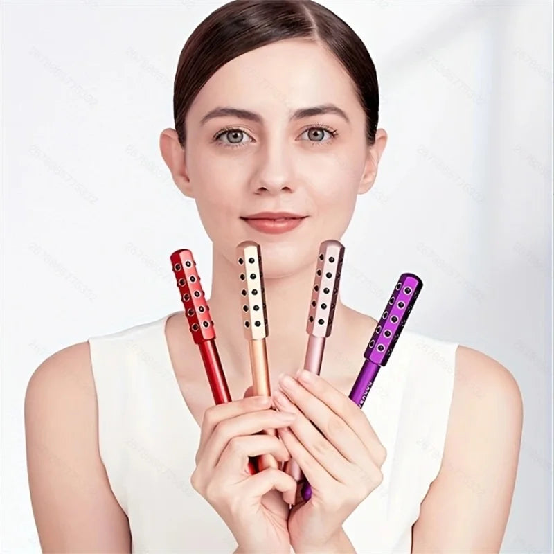 Germanlum Beauty Wand - Faclal Lifting And Massage Roller Massager - Non ElectricQuartz Stone Faclal Massage Tool,-Friendly