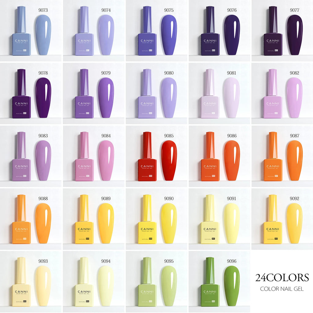 CC8 CANNI 9ml Nail Gel Polish HEMA FREE Summer Nails Color Soak Off UV LED Semi Permanent Smoothy Texture Nail Art Manicure