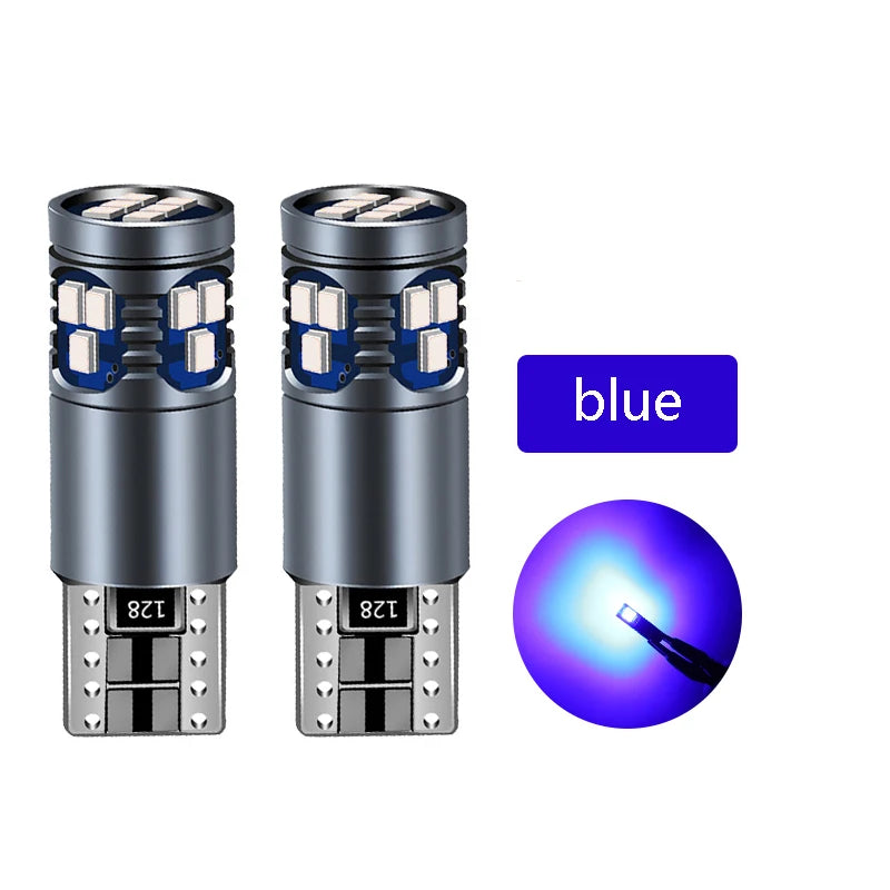 2Pcs T10 Car LED Bulbs For Audi A3 8L 8V 8P A4 B5 B6 B7 B8 A5 A6 C5 C6 C7 A7 A8 D2 D3 Interior Parking Clearance Lights