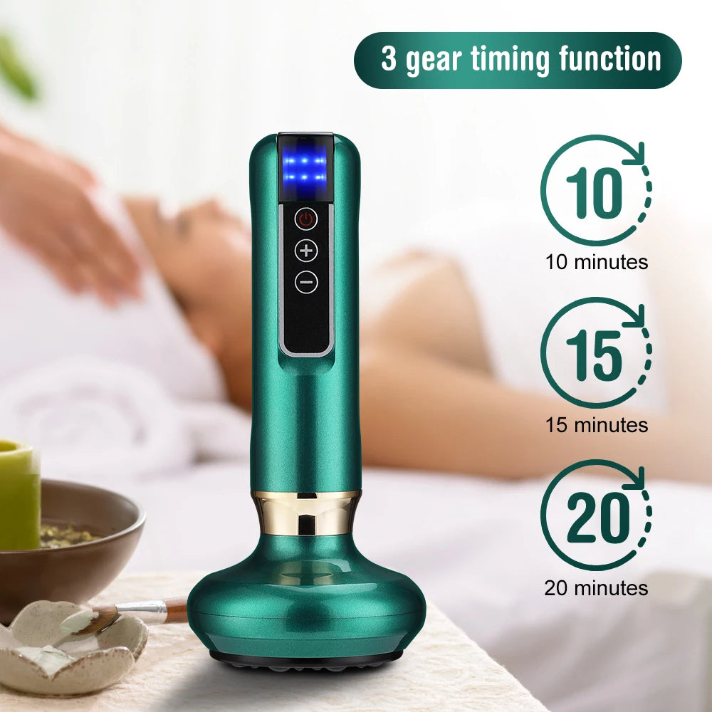 Rechargeable Magnetic Cupping Massager Handheld Cellulite Fat Suction Machine for Body Sculpting, Belly & Cellulite Massage
