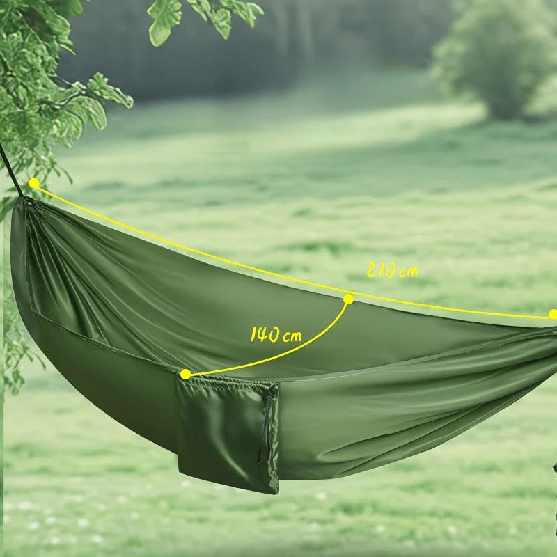 Camping Hammock Portable Lightweight Hammock with Storage Bag & Ropes for Backpacking Hiking Travel Outdoor Camping Gear