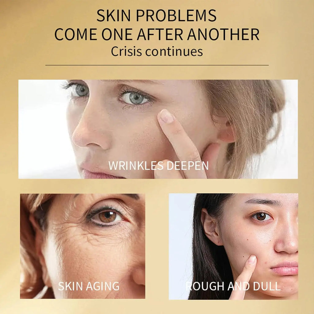 2PCS 24K Golden Facial Essence Liquid Containing Nicotinamide Essence Collagen Promoter Essence Lotion