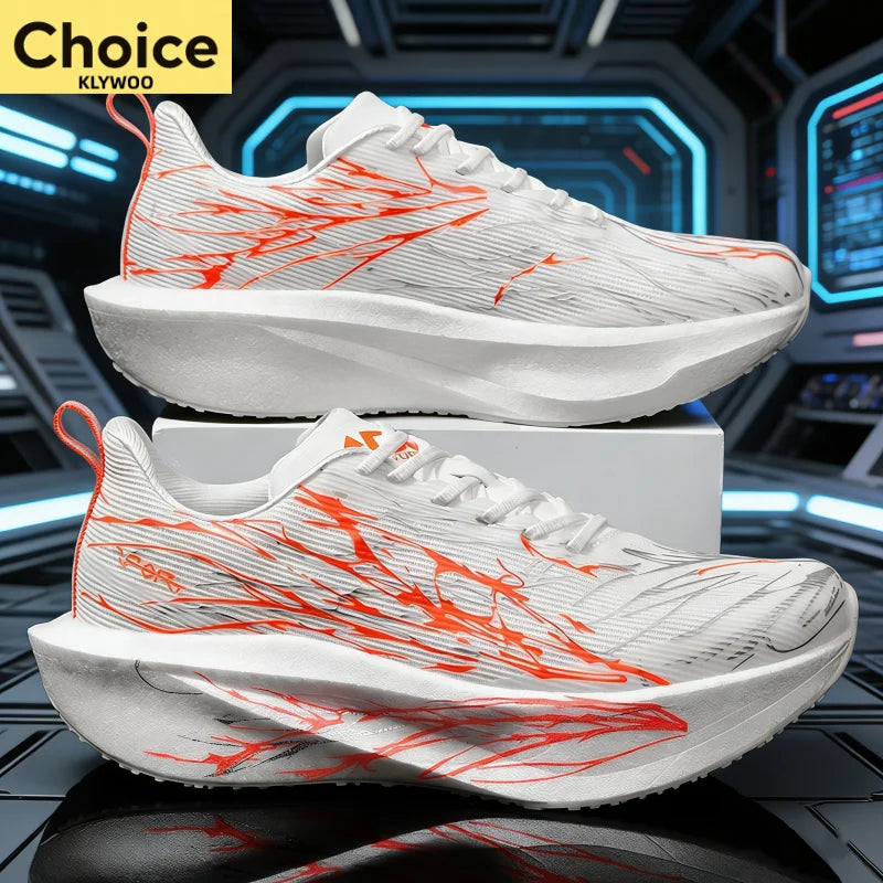 NEW Running Shoes Carbon Board Speciality Marathon Men Sports Breathable Lightweight Women's Comfortable Athletic Brand Sneakers - Beauty
