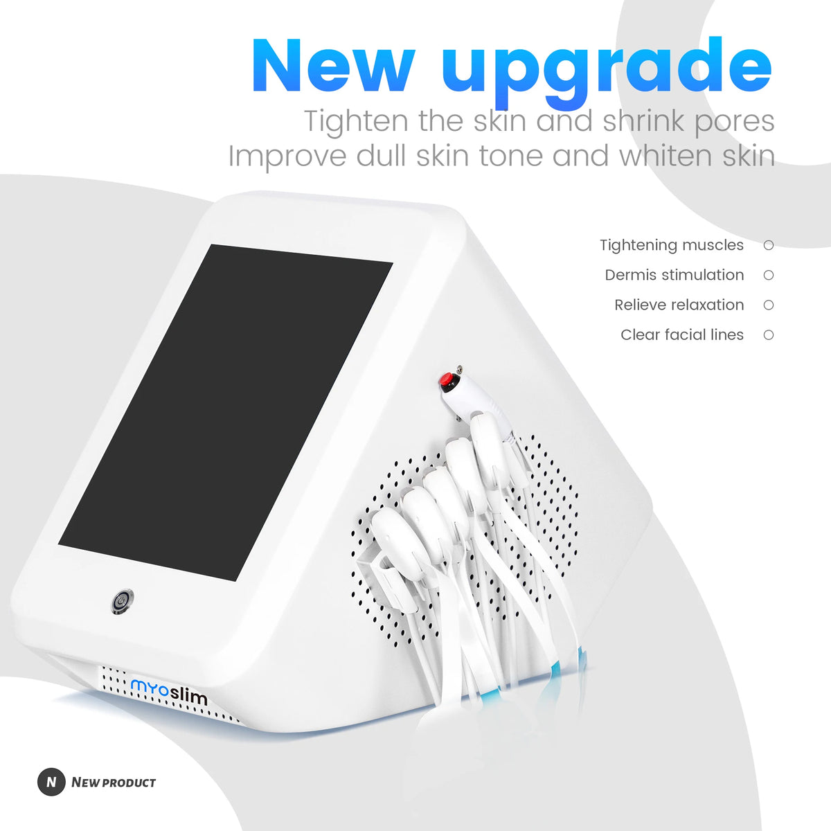 Professional EMS Face Lifting Machine Face Sculpting EMS Wrinkle Removal RF Skin Tightening Stimulator