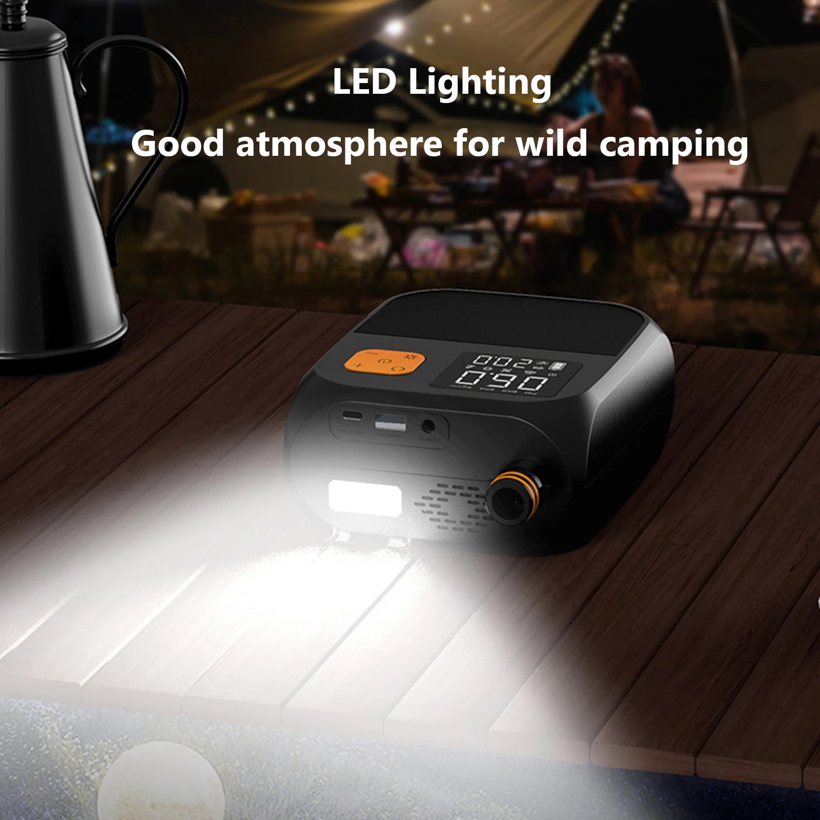 SUP Air Pump Rechargeable Electric Paddle Board Pump 25PSI SUP Pump for Inflatable Stand Up Paddle Board Kayaks Boats
