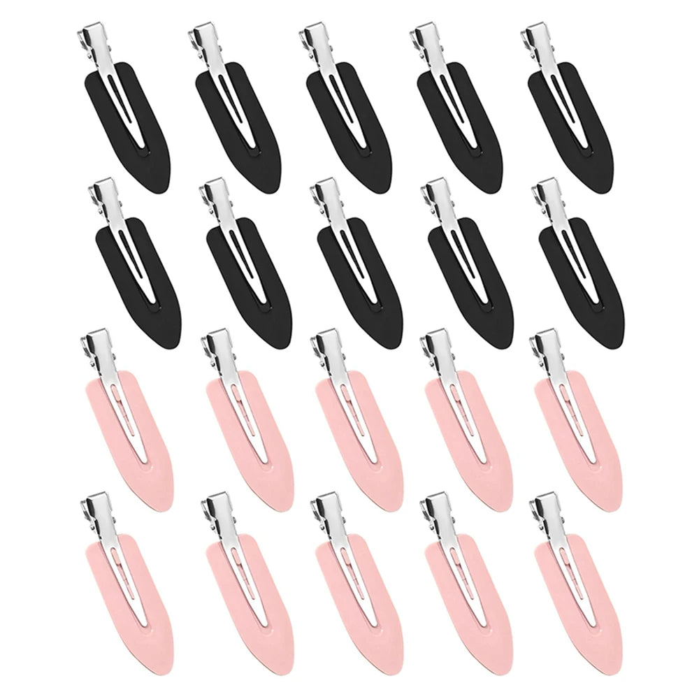 20pcs No Crease Basic Hair Clips for Women Girls Hair Styling Makeup No Bend Hairpins Barrettes Fashion Hair Accessories