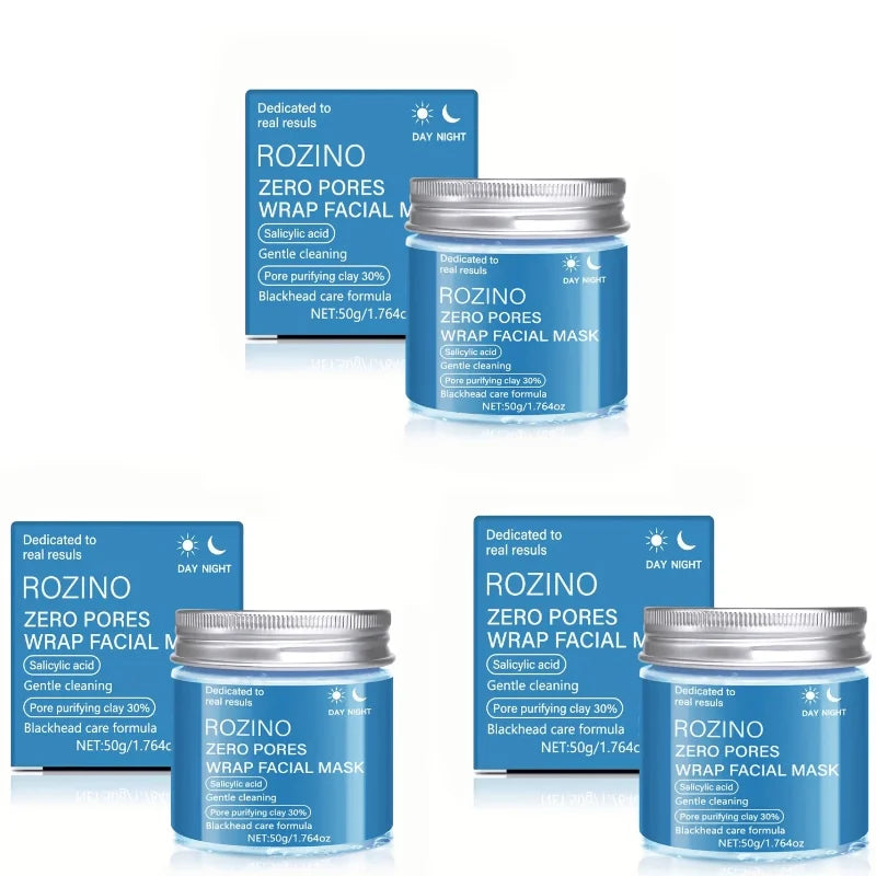 1Pcs/2Pcs/3Pcs Salicylic Acid Day and Night Mask, Peel-Off Mask, Rich in Salicylic Acid, Penetrates the Skin in 5 Seconds, Effectively Cleanses, Nourishes, and Refines the Skin, Makes the Face Moisturized, Smooth, Firm, and E