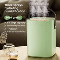 1.8L Large Capacity USB Three Nozzle Humidifier Household Air Humidifier with Aromatherapy Diffuser LED Night Light Spray Functi