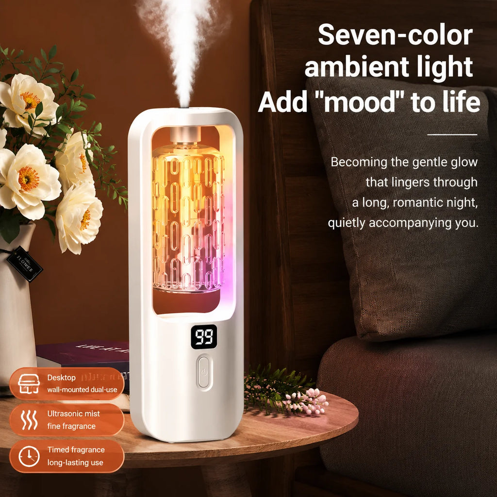 Wall-mounted Essential Oil Diffuser with Cool Mist Spray USB Rechargeable Essential Oil Aromatherapy Machine Air Freshener