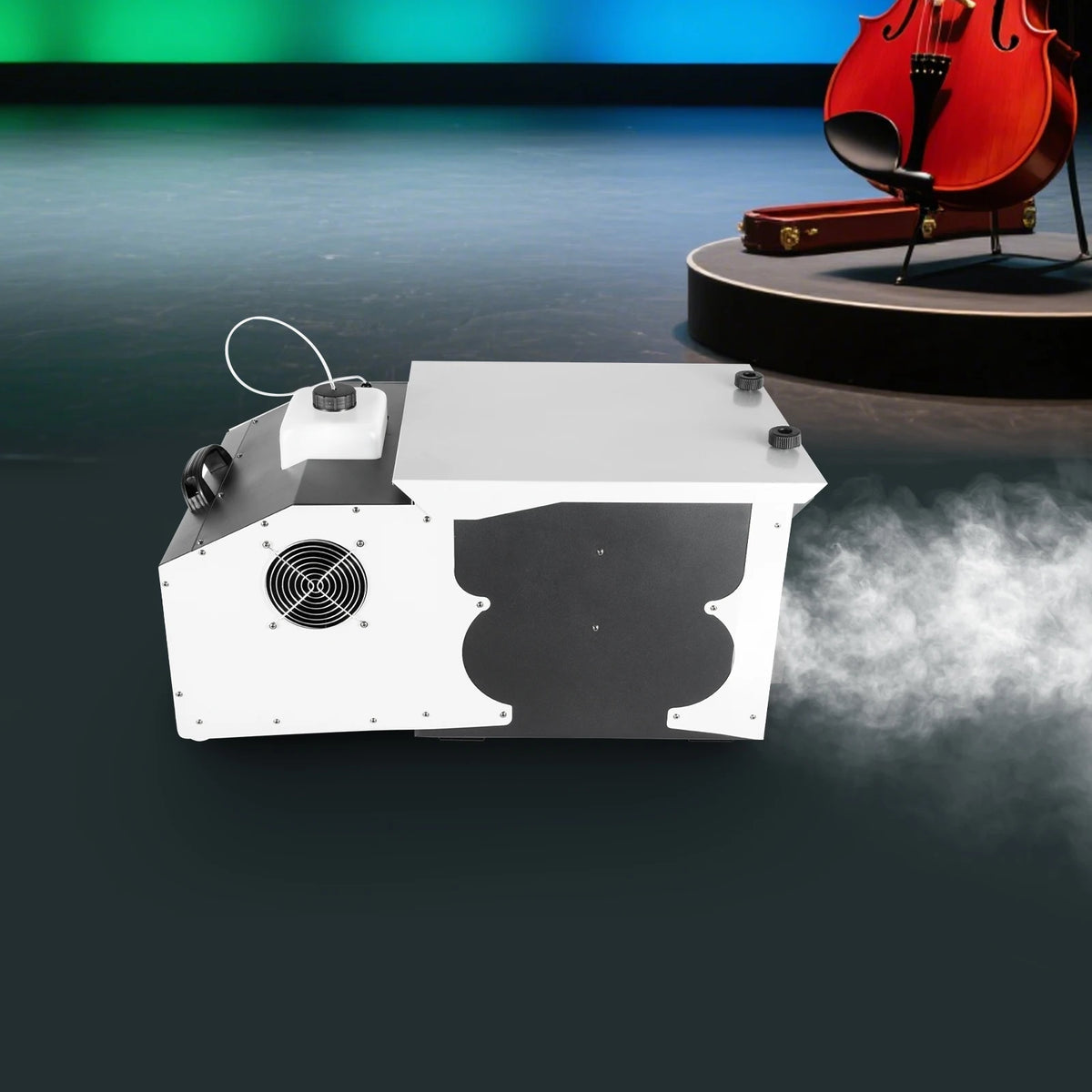 3000W 2L/67.63oz Fog Sprayer Stage Show Effect Ice Fog Producer Stage Fog Machine, Low Lying Smoking  for Creating Exciting Visual Effects Remote Control