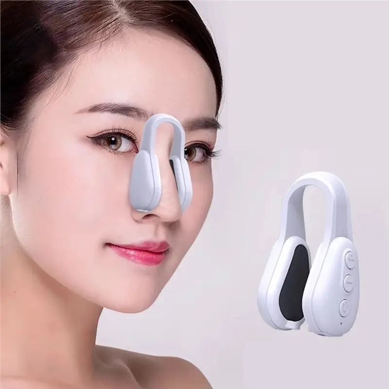 A50Q-Beauty Nose Clip Silicone Nose Shaper Machine Electric EMS Technology Lifter Clip Nose Shaper Women Daily Beauty Tool