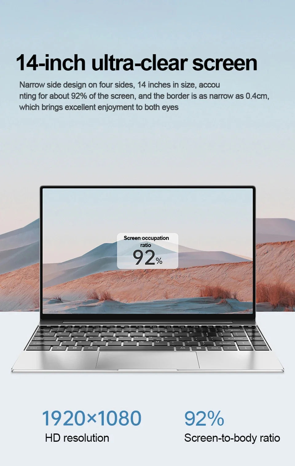 Brand New Laptop Computer Windows 11 Pro 14.1' Intel CORE I9-10980HK 16GB 1/2TB 1920*1080 Resolution Office Gaming PC Notebook