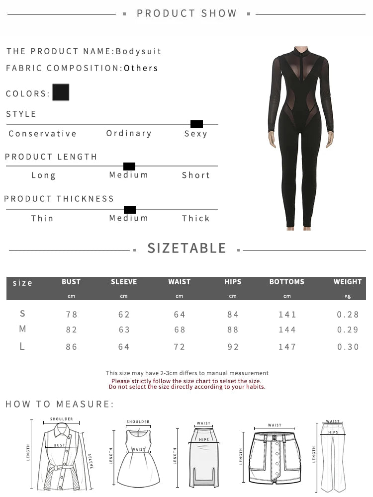 Weird Puss Sexy Patchwork Jumpsuit Women Fall Hipster Coquette Skinny Midnight Clubwear Stretch Workout Activity Slim Overalls