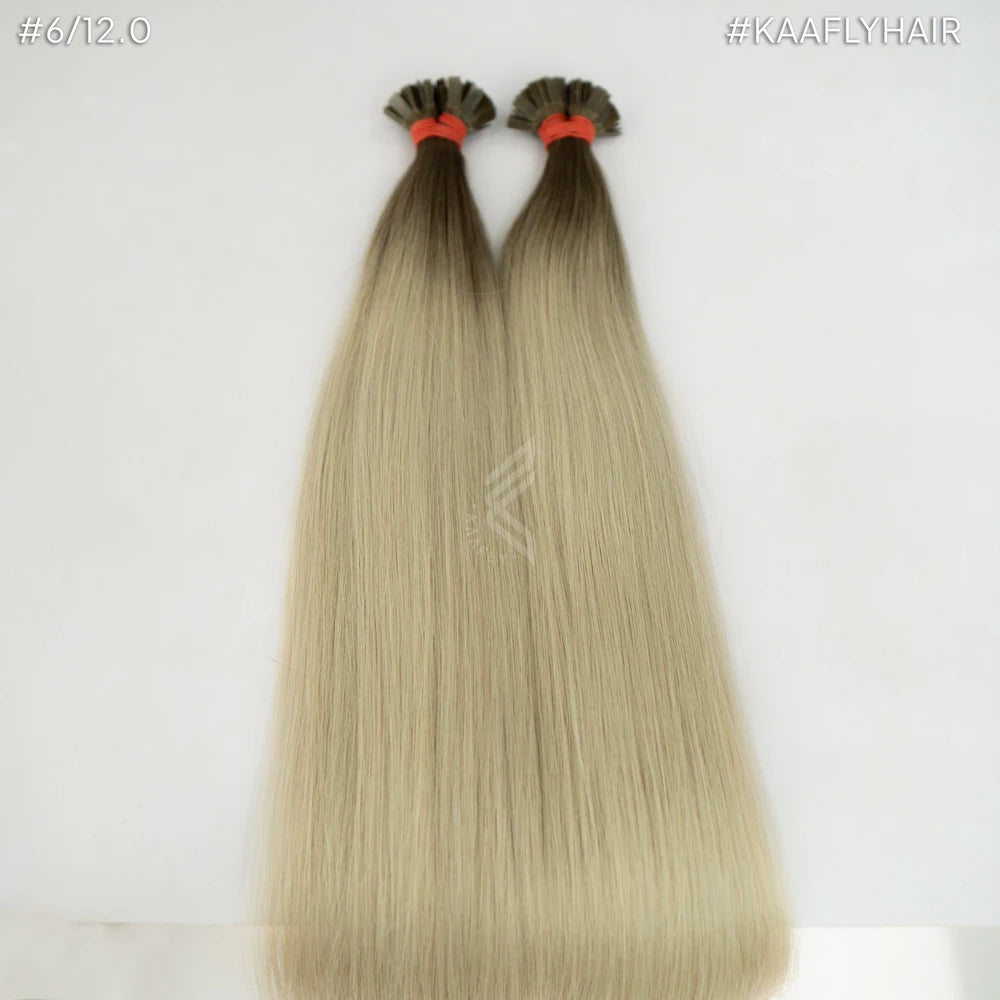 Premium European Virgin Human Hair Extensions Dyed Flat Tips Black Friday Deals