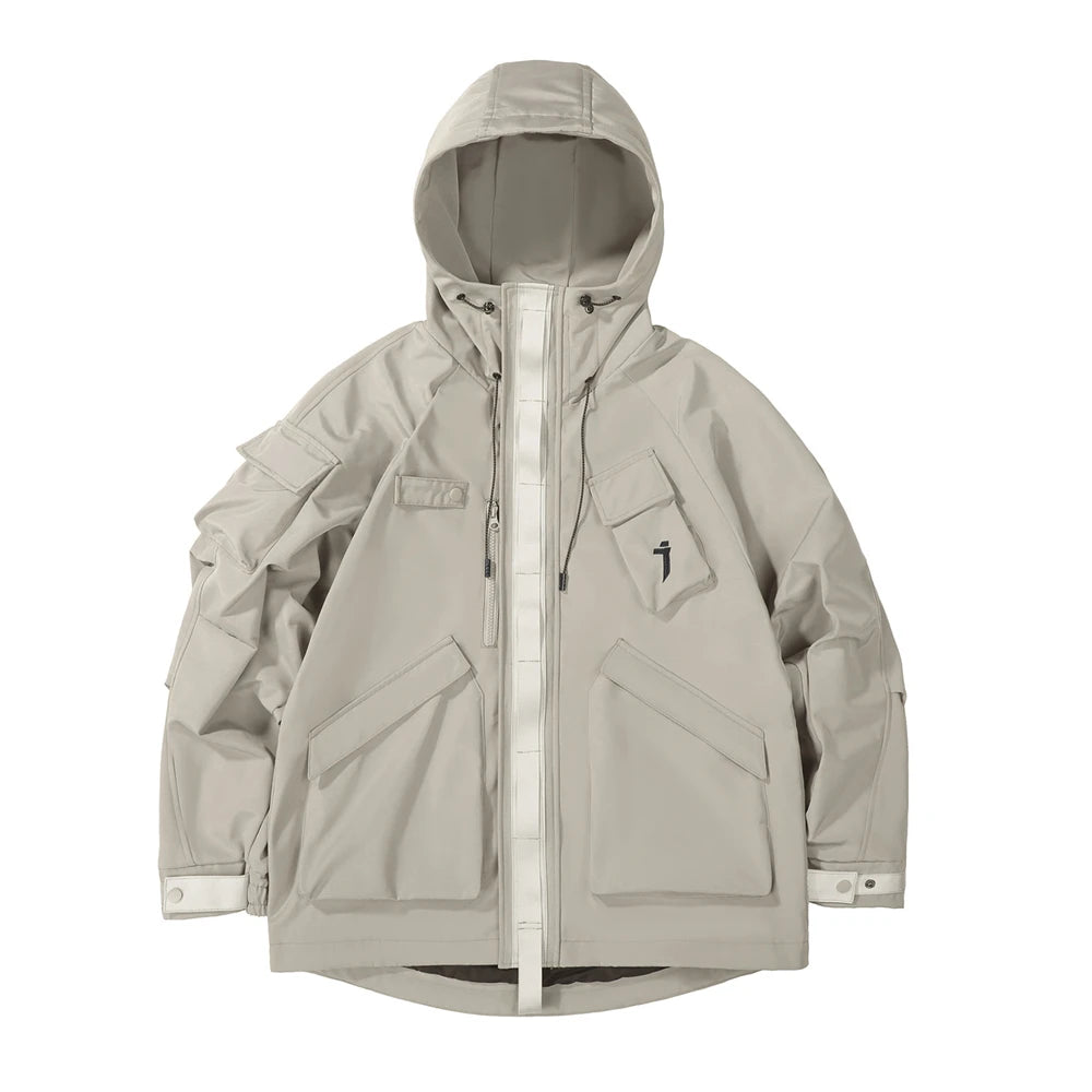 11 BYBB'S DARK 2025 Tactical Jackets Hooded Windbreaker Mens Cargo Function Jacket Fashion Coats Outwear Techwear Streetwear  ﻿