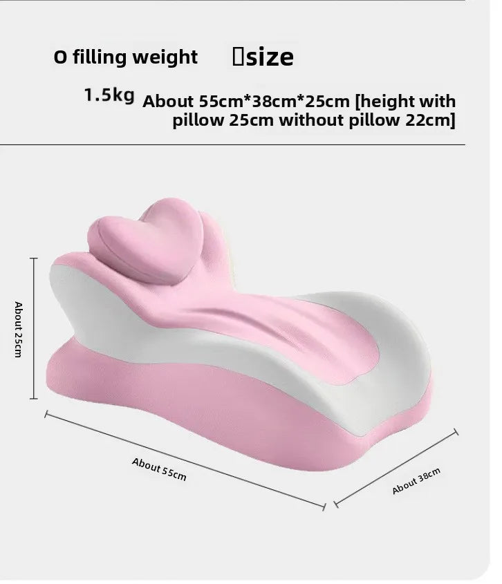Multifunctional Memory Foam Pillow for Prone Rest, Couple Positioning Support Cushion, Bedroom Buttock Lift Pillow