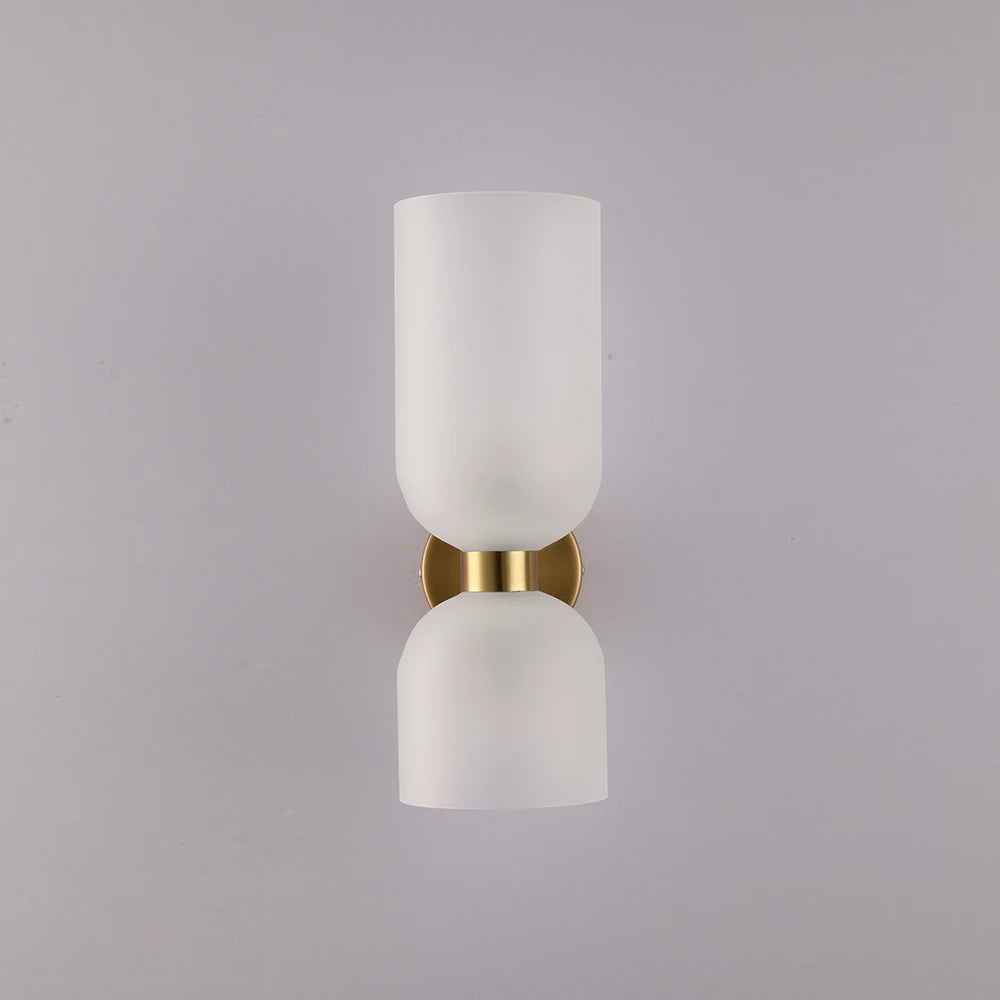 Postmodern Luxury Bedroom Bedside Wall Lamp Glass Shade Modern Minimalist Background Corridor Staircase Art Wall Lighting