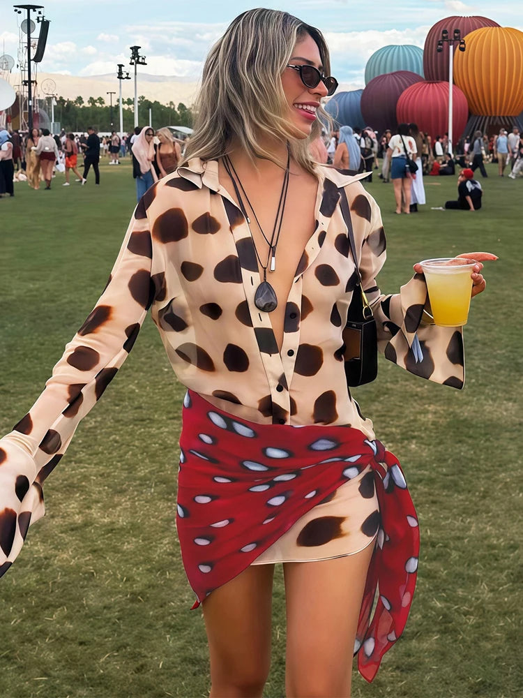Retro Polka Dot Sling Maxi Dress Woman Sexy U-neck Sleeveless Waist-cinching Bodycon Dresses 2026 Summer Party Vacation Robes